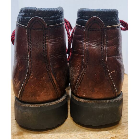 VTG Milo Boots Mens 11M Brown Thick Leather Mountain Vibram USA Needs Insoles main image 10